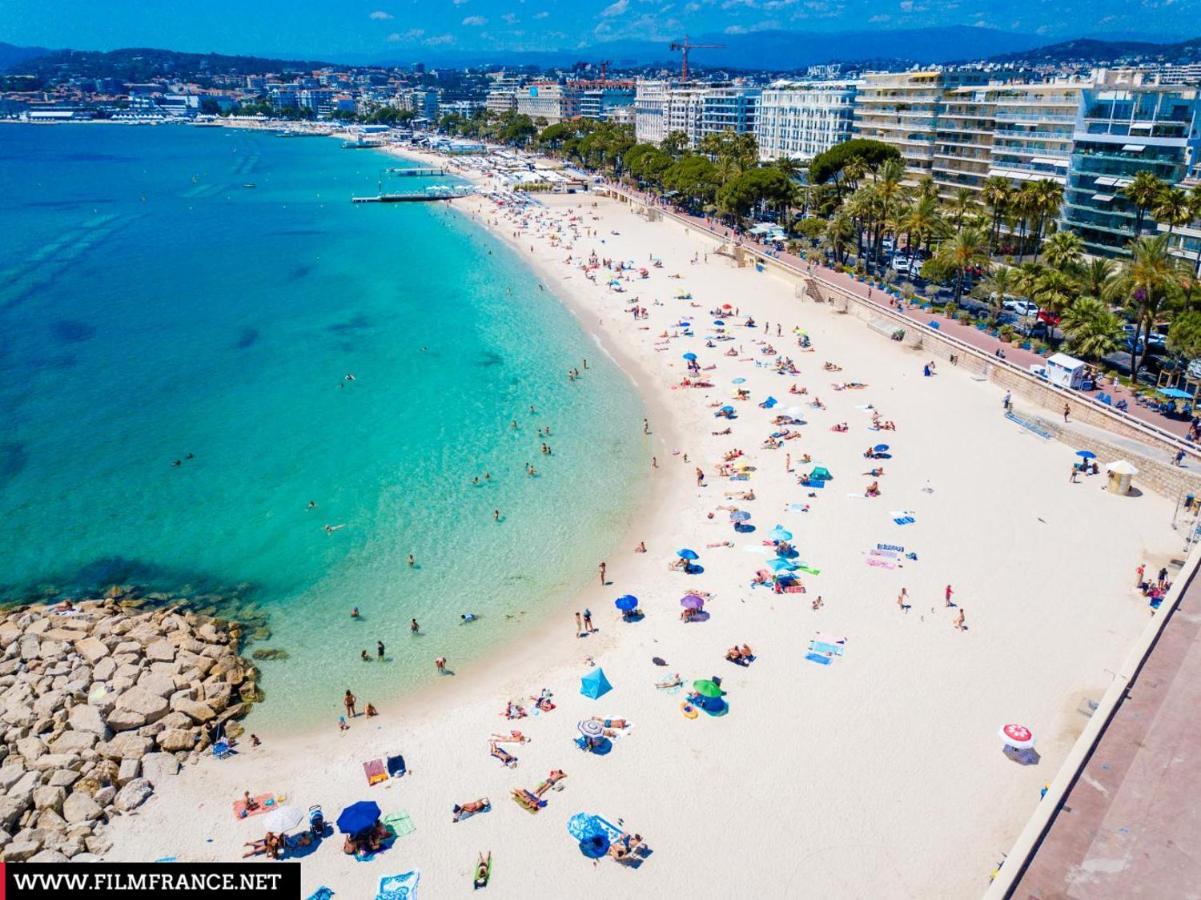 2 Pieces - Croisette Et Plages A 10 Mn A Pieds Cannes Eksteriør bilde